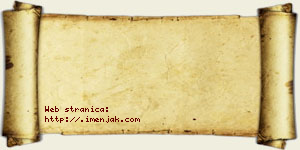 Lana Jovičić vizit kartica